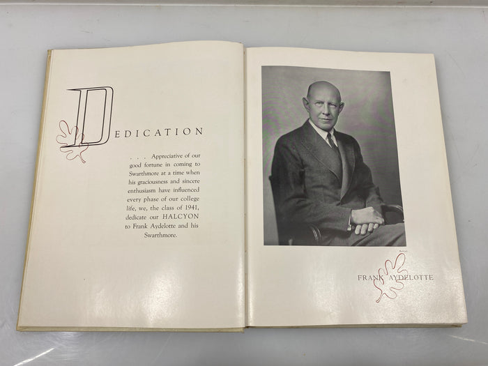 1941 "Halcyon" Swarthmore College Yearbook Swarthmore, PA HC