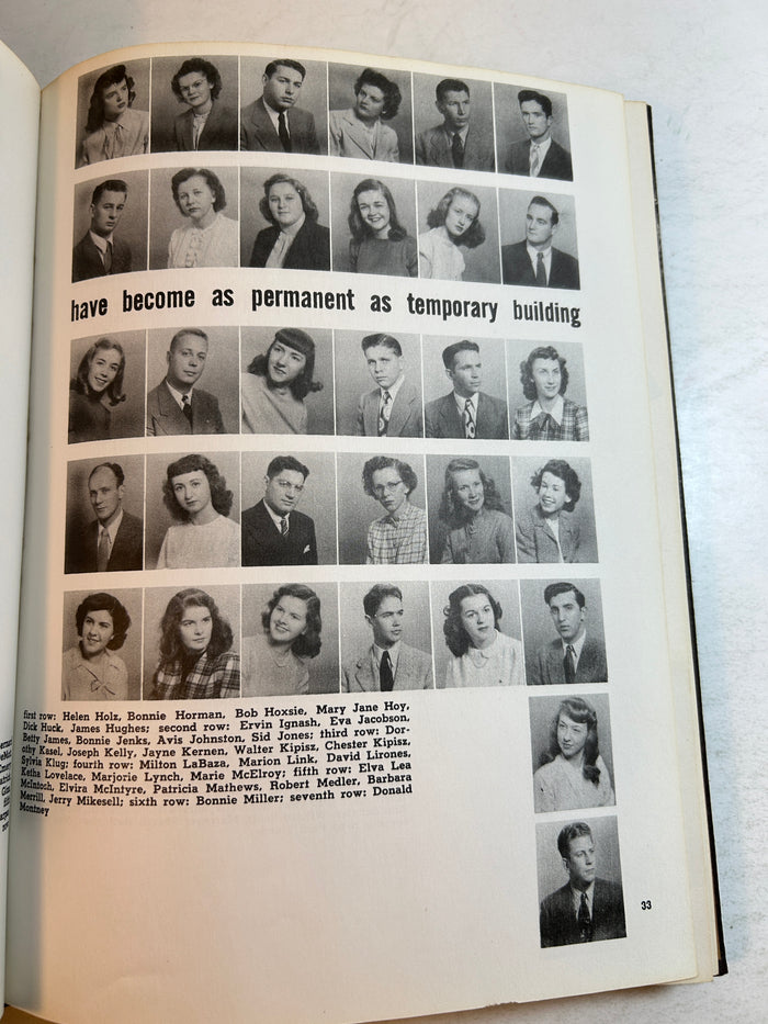 1948 "Chippewa" Central Michigan University Yearbook Mt. Pleasant, MI HC
