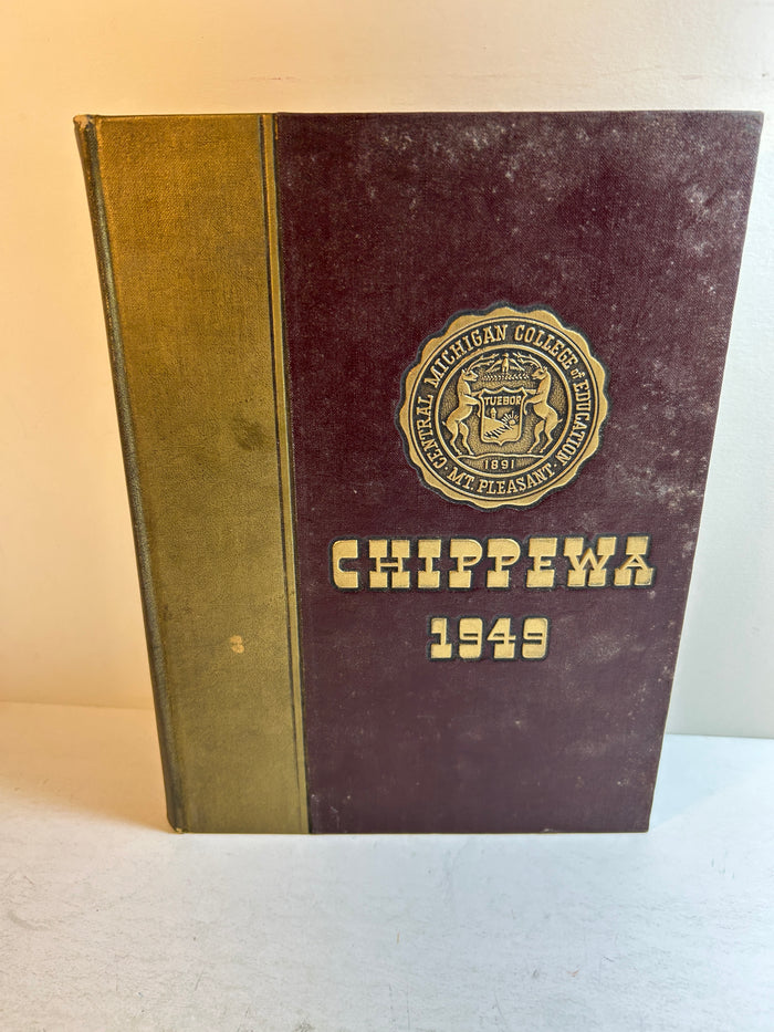 1949 "Chippewa" Central Michigan University Yearbook Mt. Pleasant, MI HC