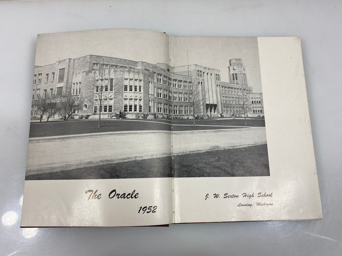 1952'Oracle' Central High School Yearbook Lansing Michigan HC