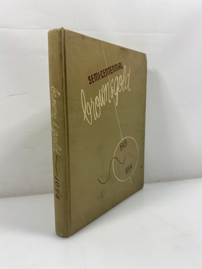 1954 "Brown & Gold" Western Michigan University Yearbook Kalamazoo MI HC