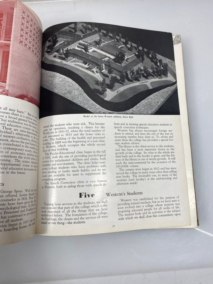 1954 "Brown & Gold" Western Michigan University Yearbook Kalamazoo MI HC