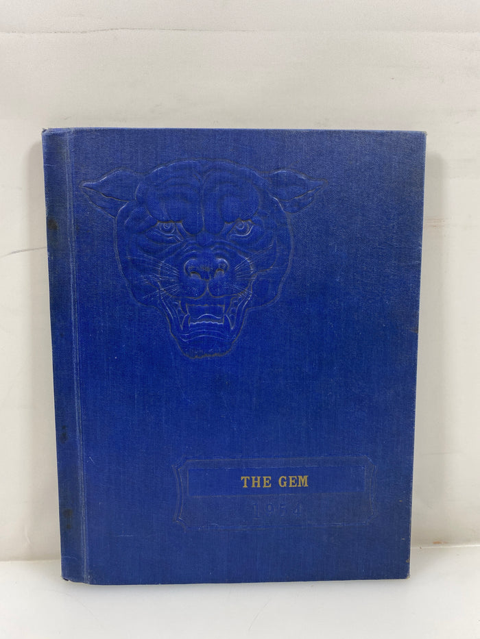 1954 "The Gem" Dimondale Schools Yearbook Dimondale, MI HC