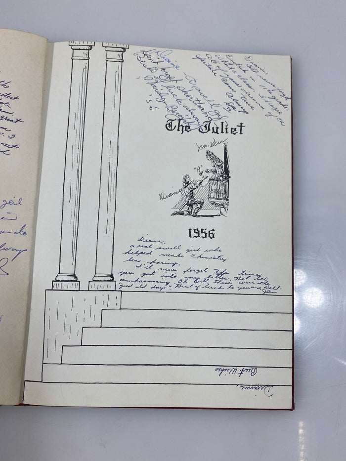 1956 "The Juliet" Romeo High School Yearbook Romeo MI HC