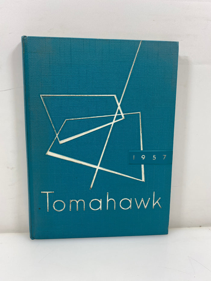 1957 "Tomahawk" Okemos High School Yearbook Okemos, MI HC