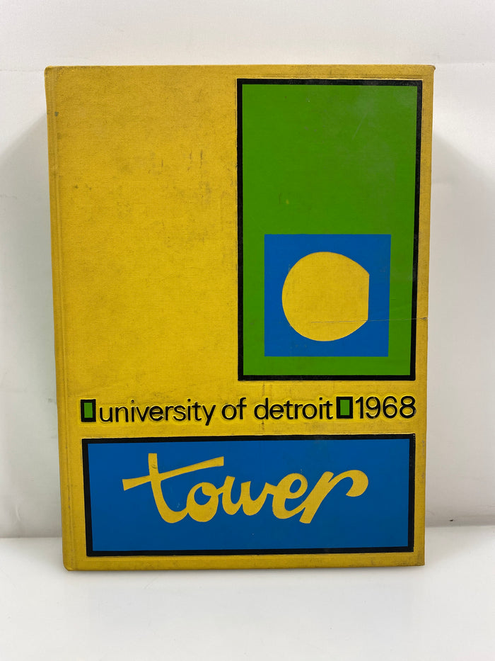 1968 "Tower" University of Detroit Yearbook Detroit, MI HC