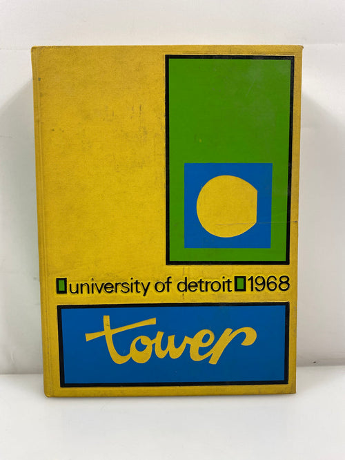 1968 "Tower" University of Detroit Yearbook Detroit, MI HC