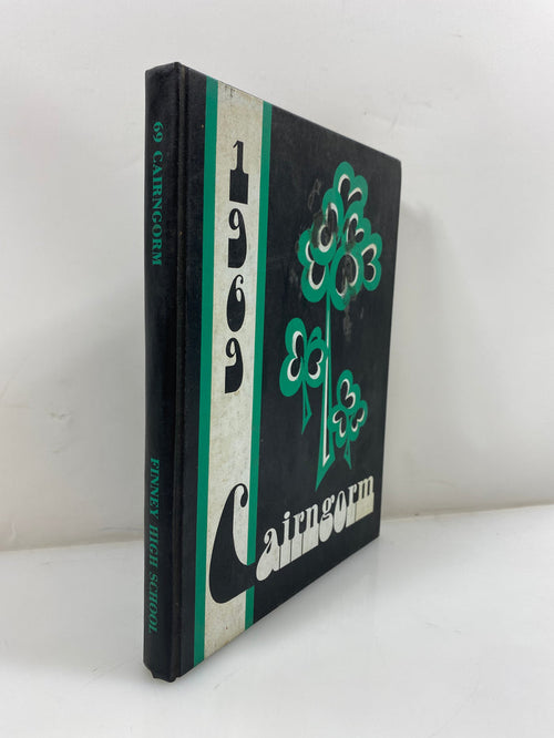 1969 "Cairngorm" Finney Jr. Sr. High School Yearbook Detroit MI HC