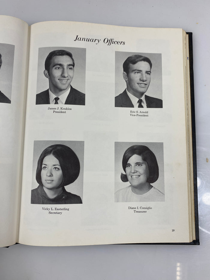 1969 "Cairngorm" Finney Jr. Sr. High School Yearbook Detroit MI HC
