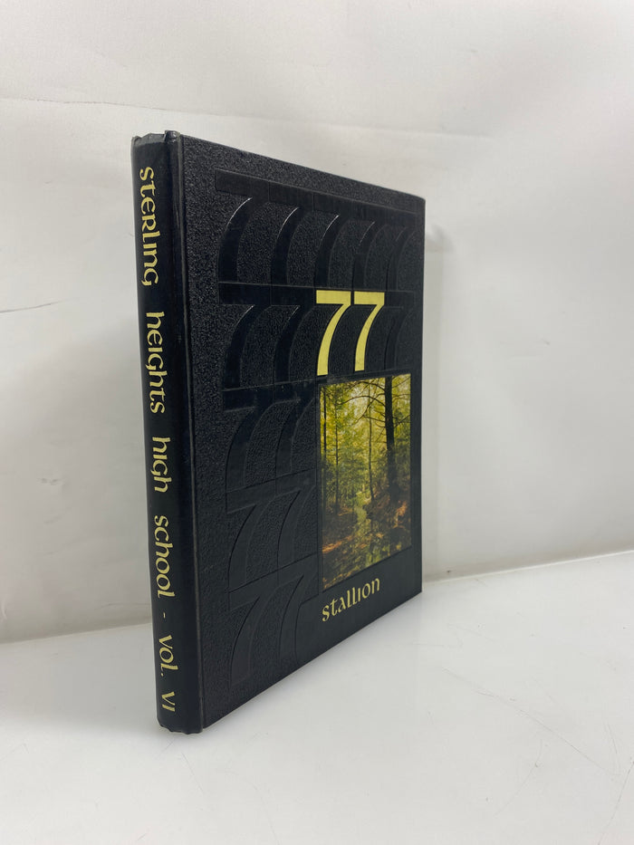 1977 "Stallion" Sterling High School Yearbook Warren, MI HC