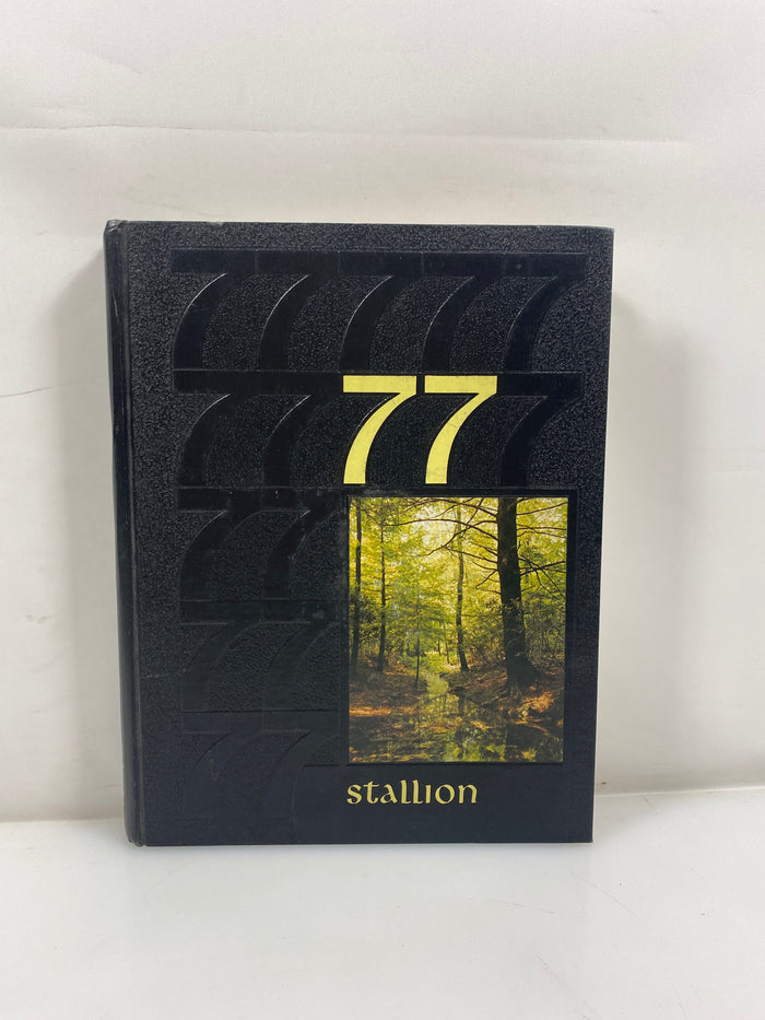 1977 "Stallion" Sterling High School Yearbook Warren, MI HC