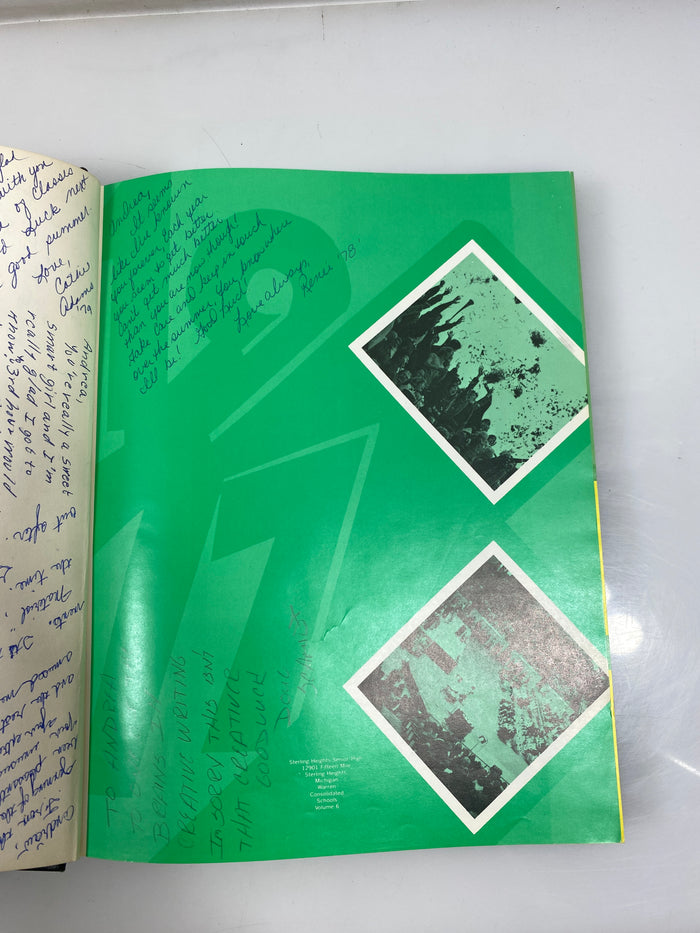 1977 "Stallion" Sterling High School Yearbook Warren, MI HC