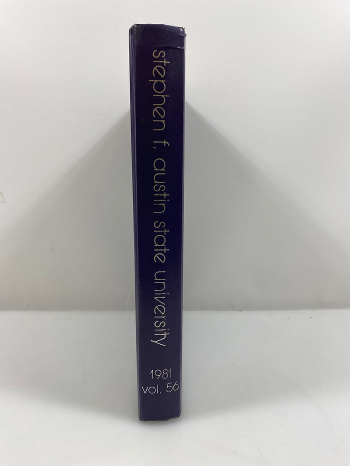 1981 Stephen F. Austin State University Yearbook Nacogdoches, Texas HC