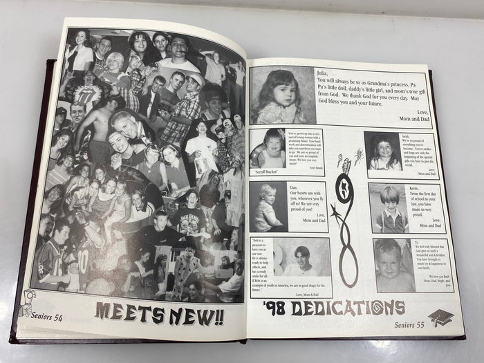 1998 Eaton Rapids High School Yearbook "Eatonian" Eaton Rapids Michigan HC