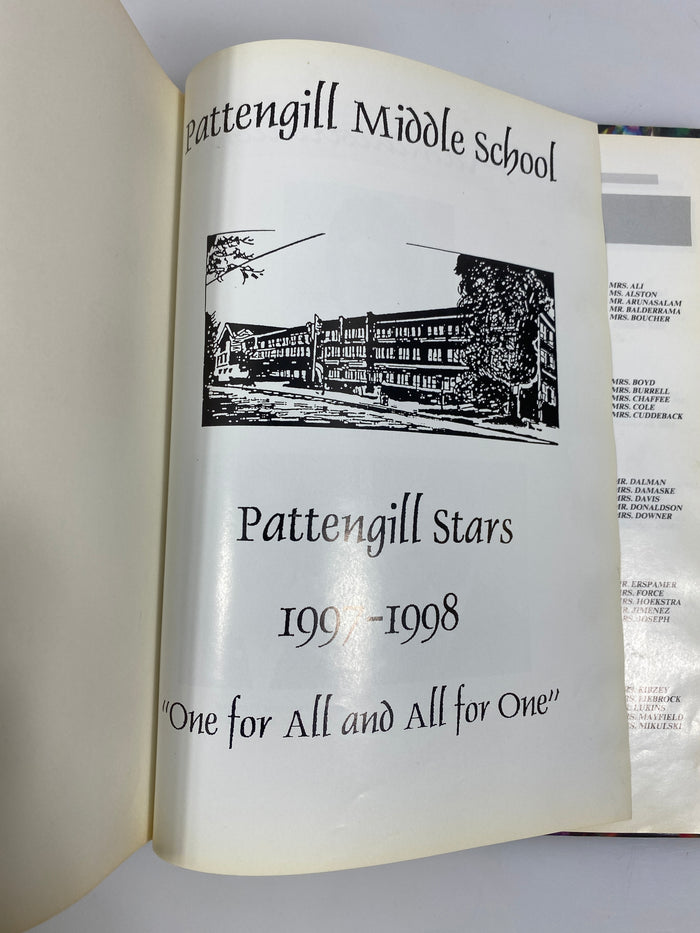 1998 Pattengill Middle School Yearbook Lansing Michigan HC