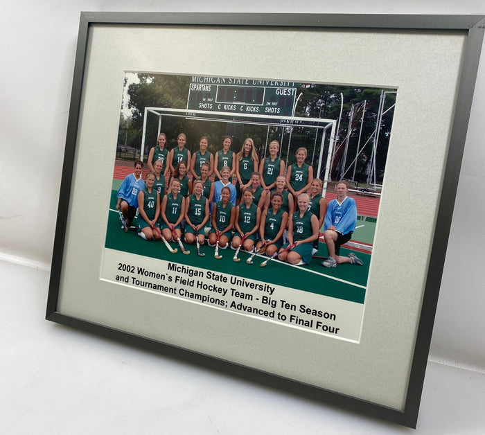2002 Michigan State University Women's Field Hockey Team Matted Photo