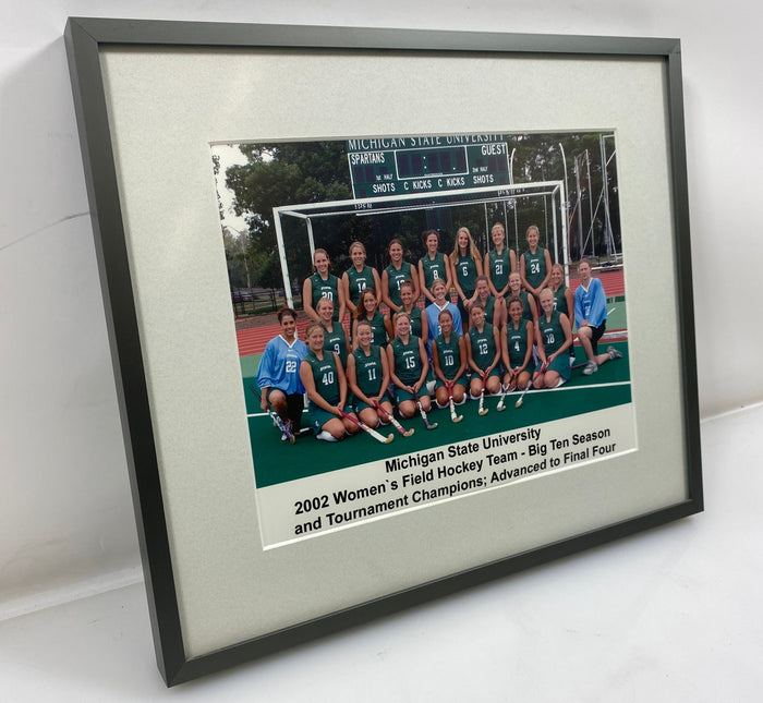 2002 Michigan State University Women's Field Hockey Team Matted Photo