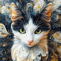 Diamond Painting A Cat Named Dollie Joy 25.6" x 25.6" (65cm x 65cm) / Square with 51 Colors including 2 ABs and 3 Fairy Dust Diamonds / 68,121