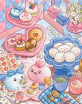 Diamond Painting A Sweet Picnic 22" x 28" (55.8cm x 70.7cm) / Square with 68 Colors including 2 ABs and 4 Fairy Dust Diamonds / 63,616