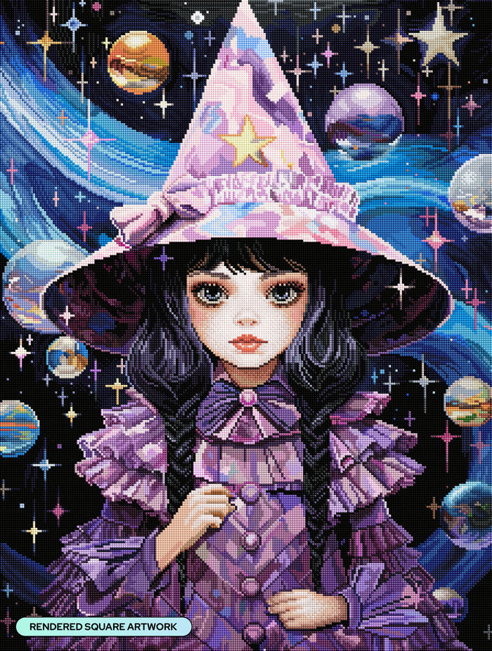 Diamond Painting A Visionary 22" x 29" (55.8cm x 73.7cm) / Square with 101 Colors including 3 ABs and 4 Fairy Dust Diamonds / 66,304