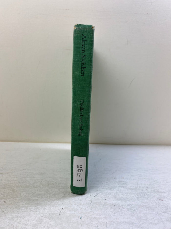 African Socialism by Friedland/Rosberg 1964 HC