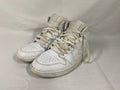 Nike Air Jordan 1 Mid Sneakers Triple White Men's Size 8.5