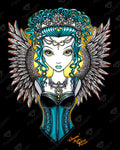 Diamond Painting Alaura 23.6" x 39.6" (60cm x 75cm) / Square with 36 Colors including 2 ABs, 1 Electro Diamonds, and 3 Fairy Dust Diamonds / 72,541