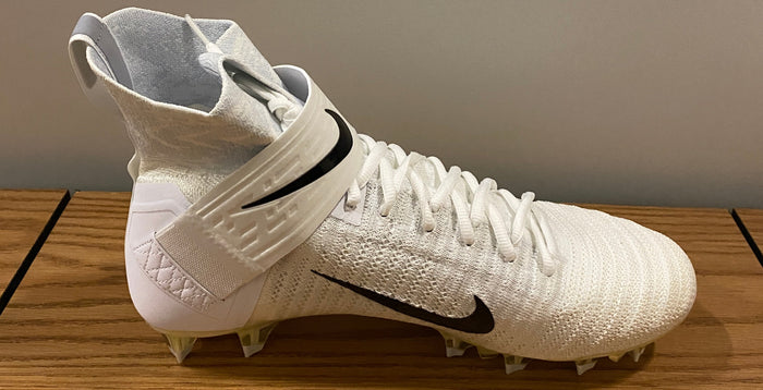 Nike Alpha Menace Elite 2 Football Cleats Size 11 (White)