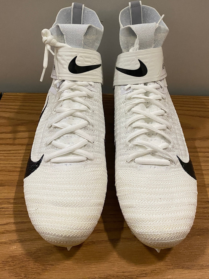 Nike Alpha Menace Elite 2 Football Cleats Size 15 (White)