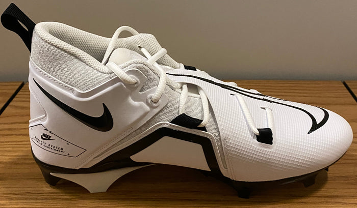 Nike Alpha Menace Pro 3 Football Cleats Size 11 (White)