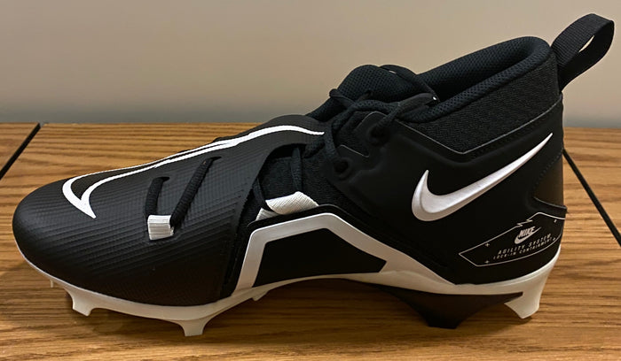 Nike Alpha Menace Pro 3 Football Cleats Size 13 (Black)