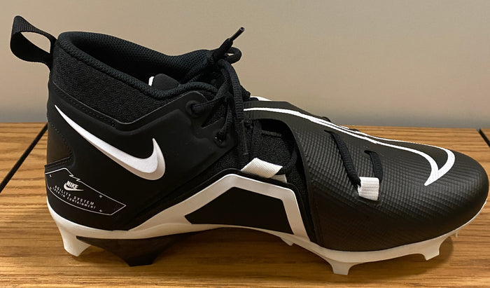 Nike Alpha Menace Pro 3 Football Cleats Size 13 (Black)