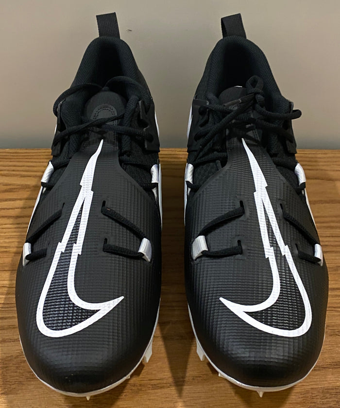 Nike Alpha Menace Pro 3 Football Cleats Size 13.5 (Black)