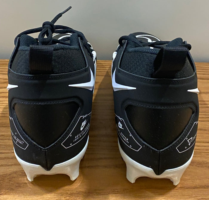 Nike Alpha Menace Pro 3 Football Cleats Size 13.5 (Black)