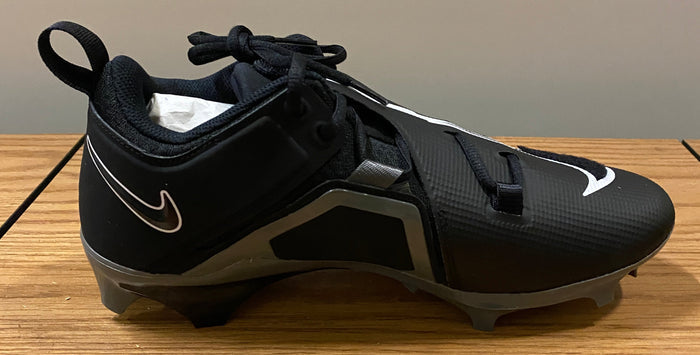 Alpha Menace Pro 3 Low P Football Cleats Size 11.5 (Black)