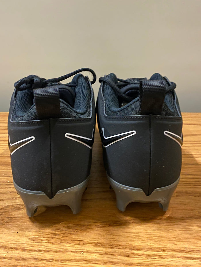 Alpha Menace Pro 3 Low P Football Cleats Size 13 (Black)