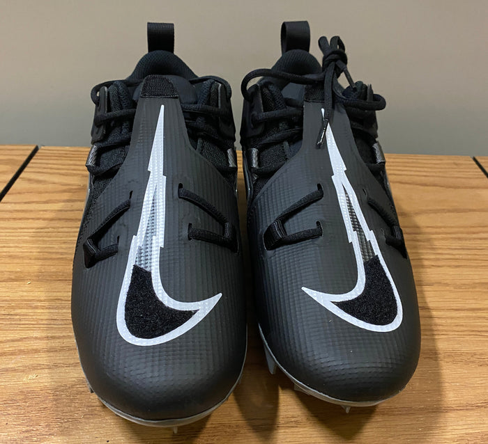 Alpha Menace Pro 3 Low P Football Cleats Size 13.5 (Black) - No Box