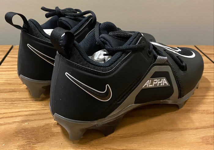 Alpha Menace Pro 3 Low P Football Cleats Size 13.5 (Black) - No Box