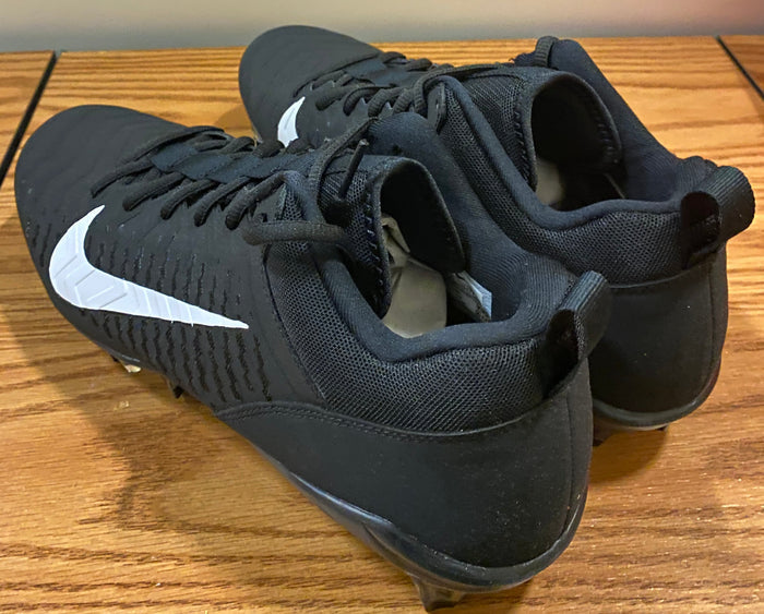 Alpha Menace Pro Low P Football Cleats Size 11 (Black)