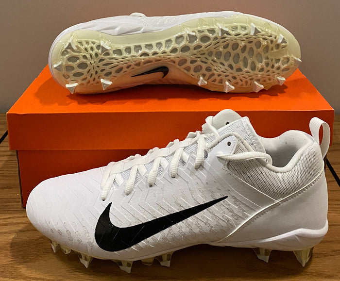 Alpha Menace Pro Low P Football Cleats Size 11 (White)