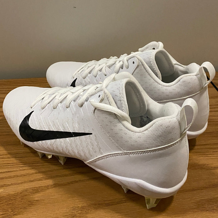 Alpha Menace Pro Low P Football Cleats Size 11 (White)