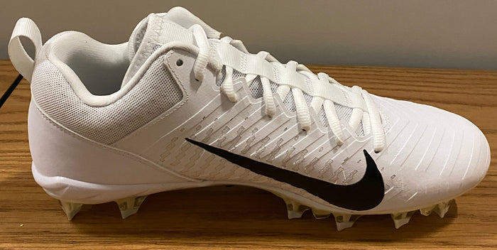 Alpha Menace Pro Low P Football Cleats Size 11 (White)