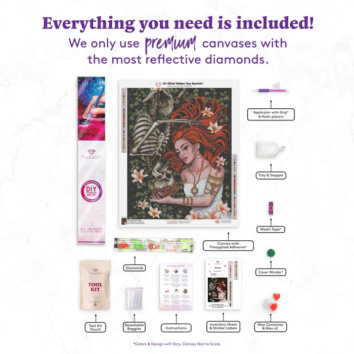 Diamond Painting Always 20" x 25" (50.7cm x 63.9cm) / Round with 46 Colors including 1 Electro Diamonds / 41,268