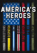 Diamond Painting America's Heroes 13" x 18.5" (32.9cm x 46.8cm) / Square with 7 Colors including 3 ABs and 3 Fairy Dust Diamonds / 24,816