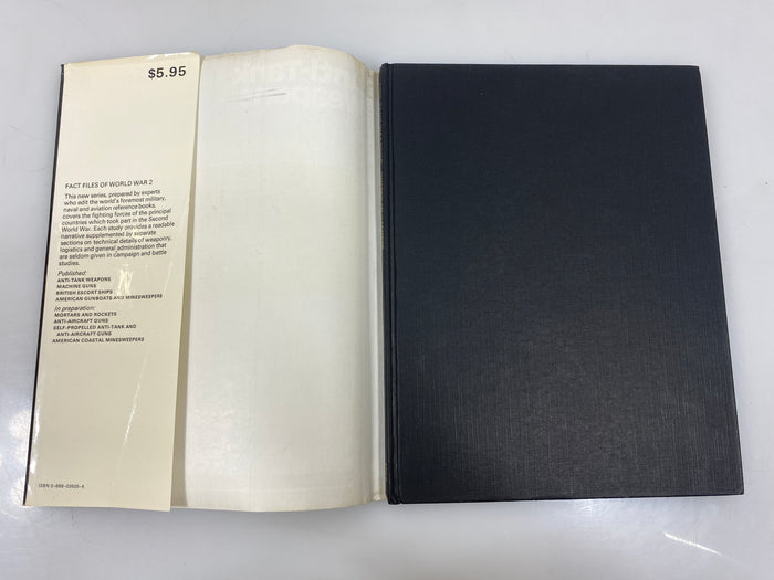 Anti-Tank Weapons by Chamberlain/Gander 1974 WWII Fact Files HCDJ