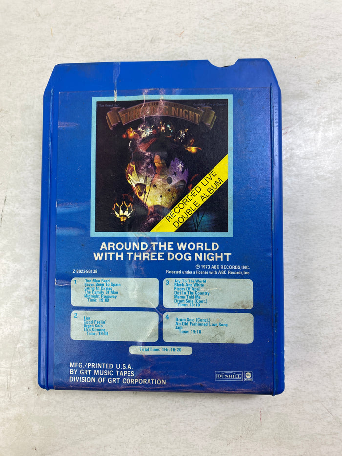 Around the World with Three Dog Night 8 Track