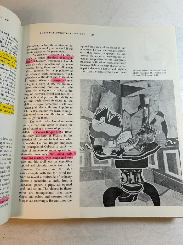 Art as Image and Idea Edmund Burke Feldman Prentice-Hall 1967 HC