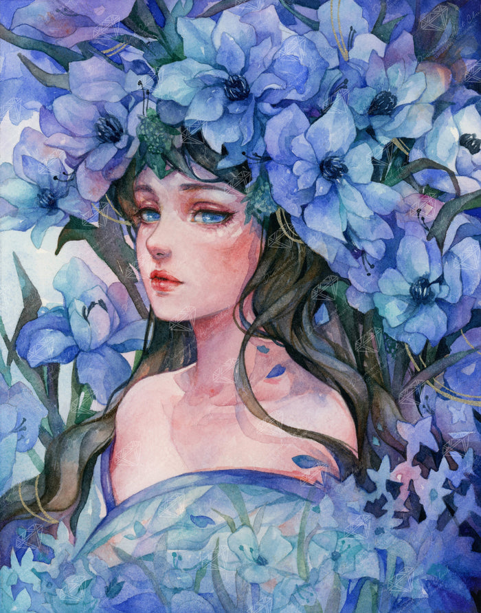Diamond Painting Asul 22" x 28" (55.6cm x 70.7cm) / Round with 72 Colors including 4 Fairy Dust Diamonds / 51,914