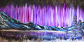 Diamond Painting Aurora Beauty 40" x 20″ (102cm x 51cm) / Round with 49 Colors including 2 ABs / 65,521