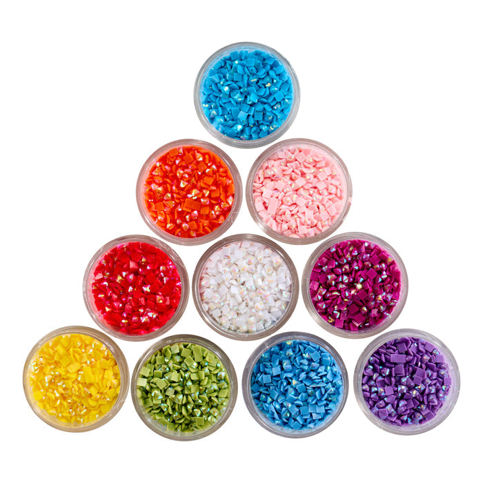 Diamond Painting Aurora Borealis - Rainbow Square (Set of 10)